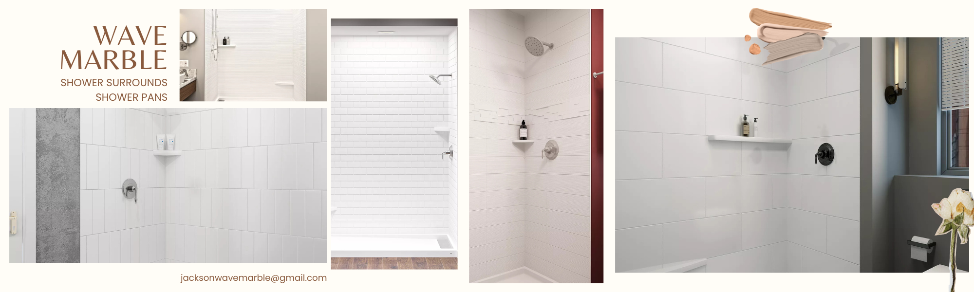 SMC shower wall panels
