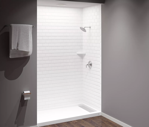 Cultured Marble shower wall panels in the US market